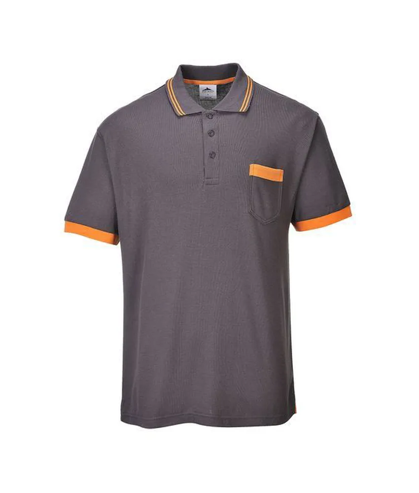 Polo da lavoro Portwest TX20 in offerta, cotone e poliestere - manica corta