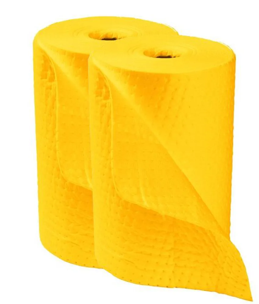 2 rotoli di panni assorbenti Portwest SM75, in rotolo - per liquidi - assorbe fino ad 80 litri