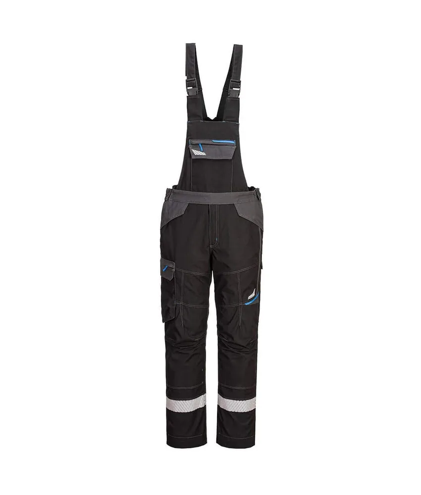 Salopette ignifuga WX3 Portwest FR405, banda riflettente - orlo regolabile