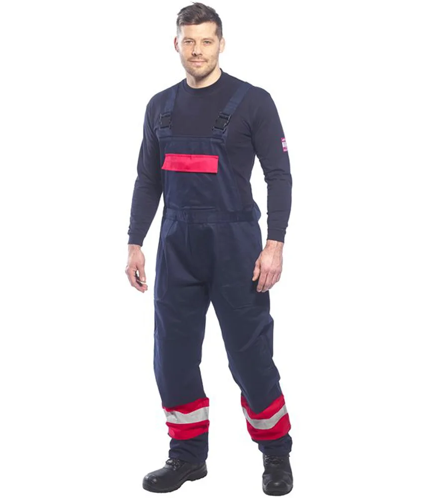 Salopette per saldatore Portwest FR57, ignifugo - antistatico - 99% cotone