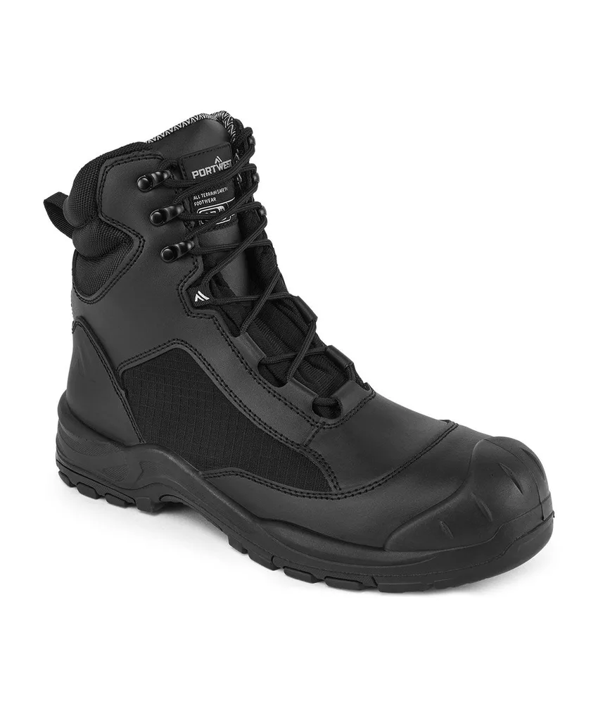 Scarpe antinfortunistiche alte Portwest, antistatica - protezione O7S