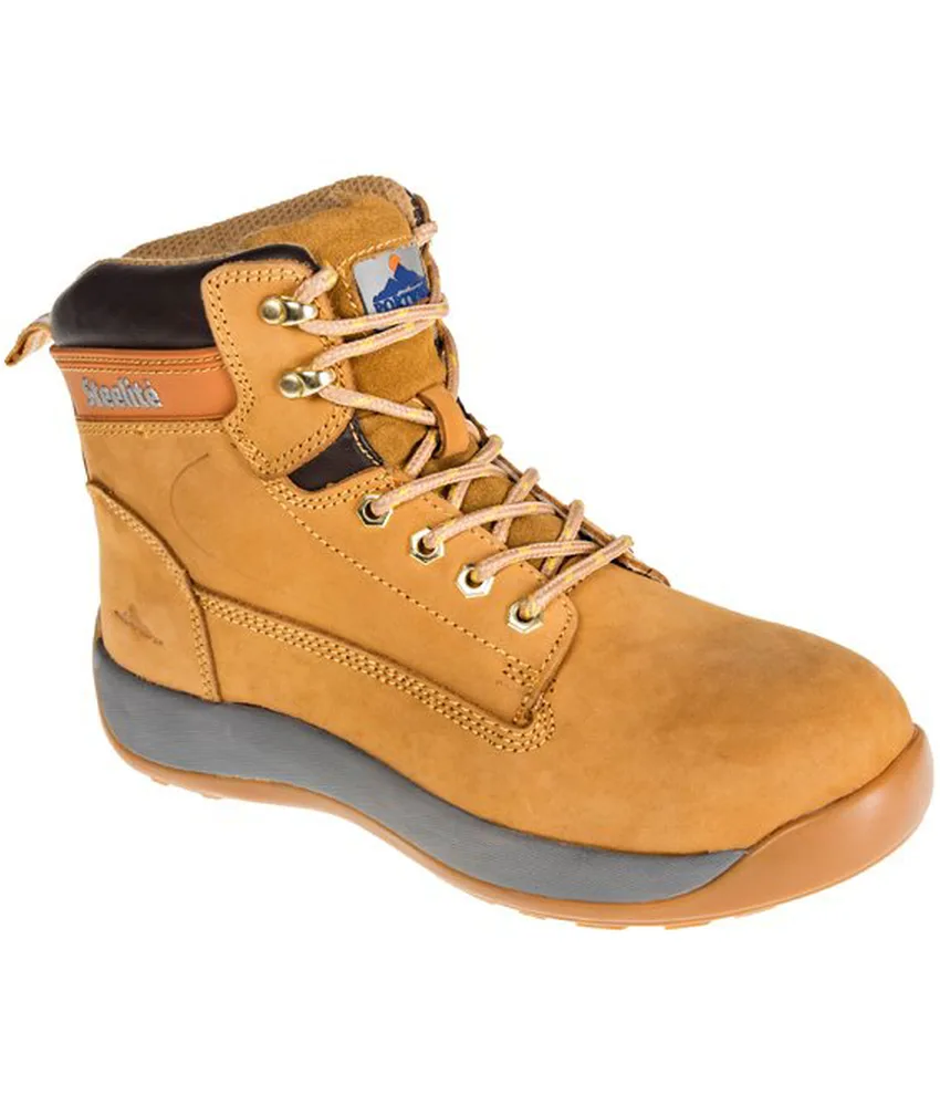 Scarpe antinfortunistiche impermeabili Portwest FW32, S3 HRO - scarpe alte da lavoro- tomaia in pelle impermeabile - puntale in acciaio - fodera tr...