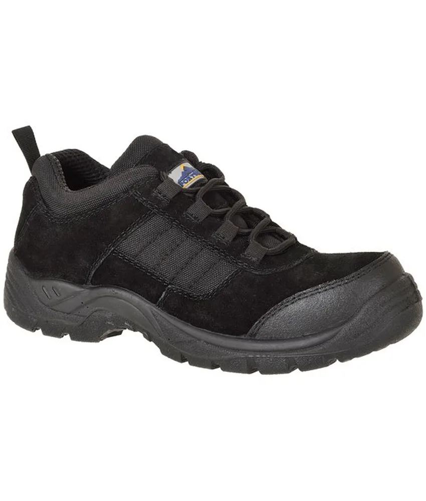 Scarpe antinfortunistiche leggere S1 Portwest FC66, Scarpa da lavoro leggera in pelle scamosciata- 100% senza metallo