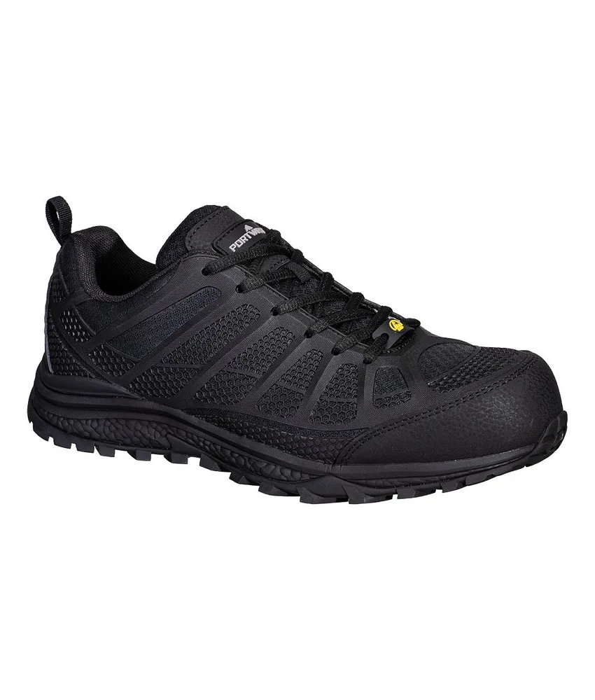Scarpe antinfortunistiche S1P Portwest, suola in gomma antiscivolo - senza silicone