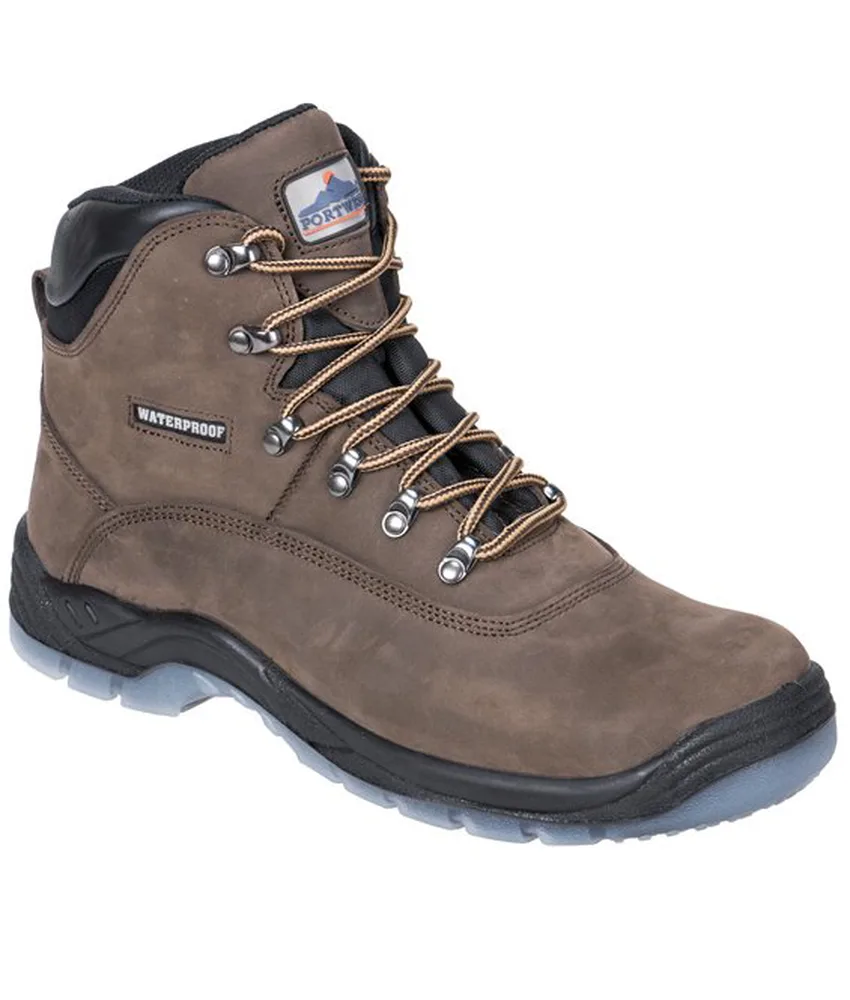 Scarpe antinfortunistiche S3 impermeabili Portwest FW57, Scarpe da lavoro impermeabili in pelle - S3