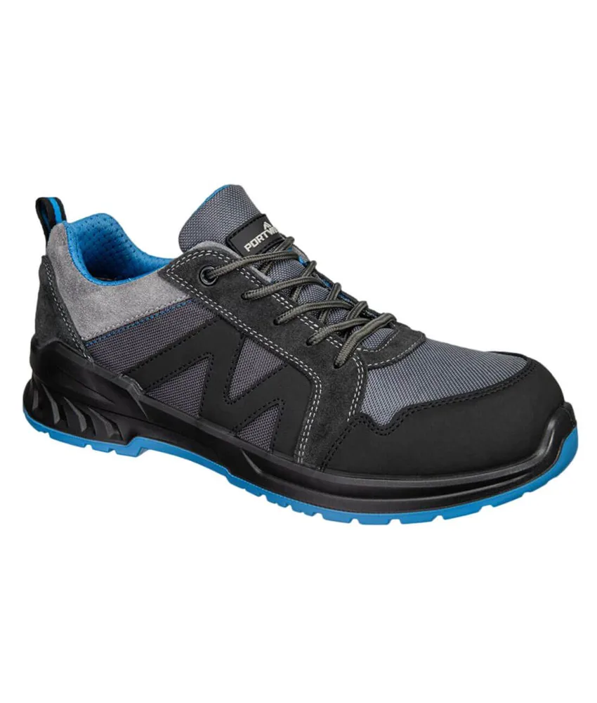 Scarpe antinfortunistiche scamosciate S1PS Portwest, puntale in composito - colletto imbottito