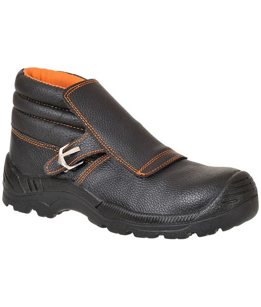 Scarpe per saldatura S3 Portwest FW07, Scarpe antinfortunistiche alte per saldatore - S3 HRO - tomaia in pelle - antifiamma