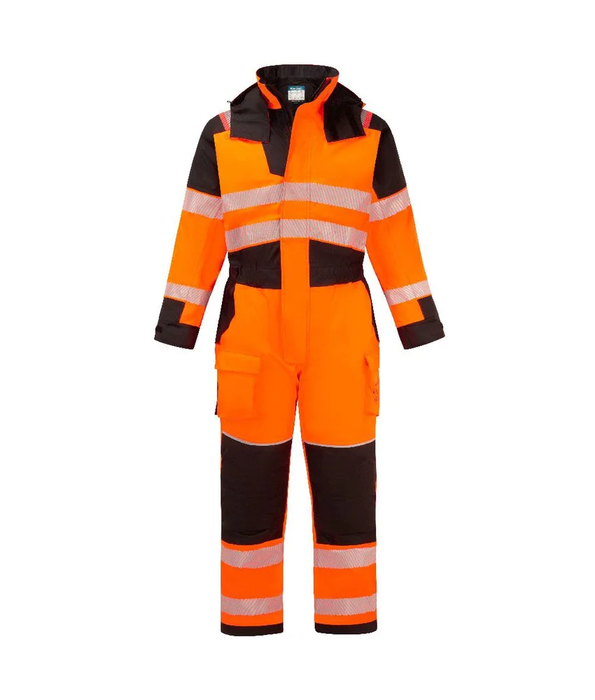 Tuta alta visibilità invernale Portwest, 7 tasche ampie - classe 3
