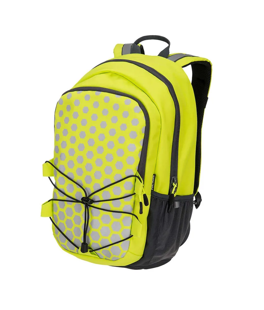 Zaino alta visibilità Portwest B955, Inserti riflettente - tasche in rete -