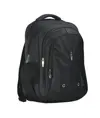 Zaino tre scomparti 35CMX22CMX50CM. Nero