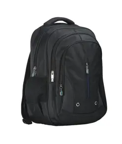 Zaino tre scomparti 35CMX22CMX50CM. Nero