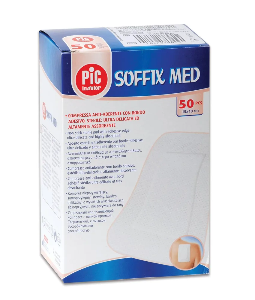 50 pezzi medicazione adesiva sterile, 5 x 7 cm - supporto in tessuto non tessuto
