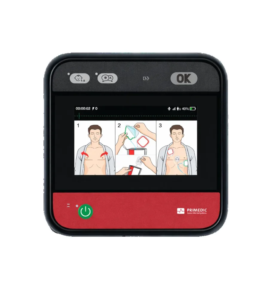 Defibrillatore automatico Mypad, senza dover sostituire elettrodi - per uso intensivo e ambienti pubblici