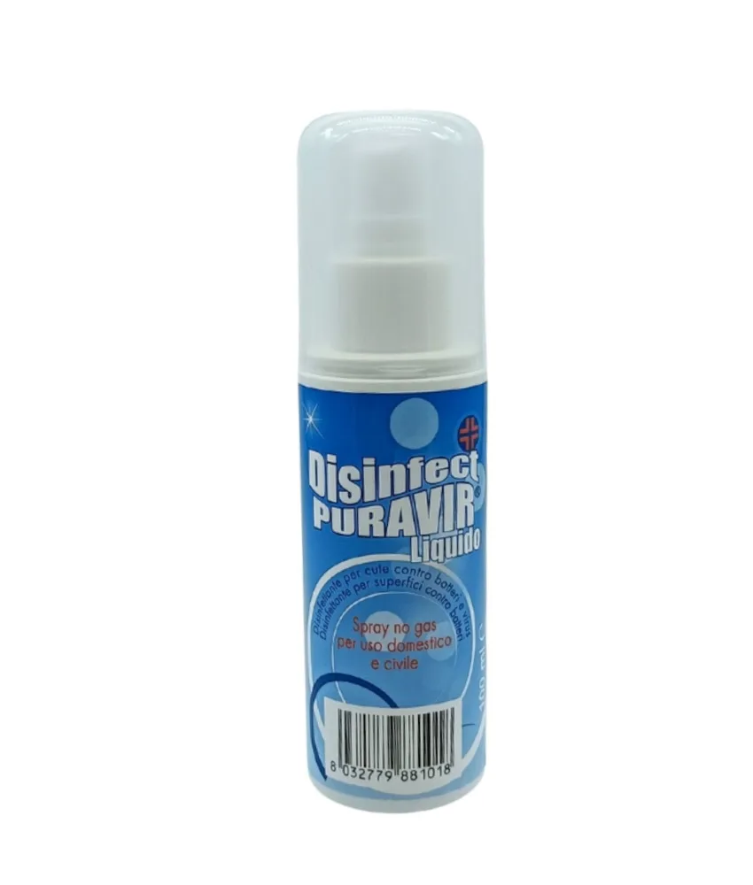 Disinfettante igienizzante, 100 ml - a base di alcool etilico