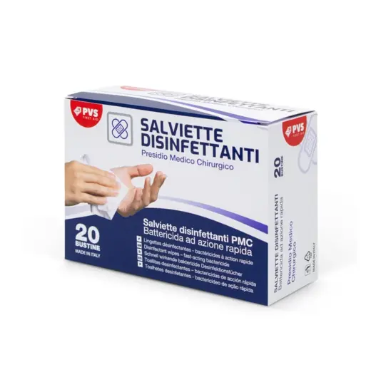 salviettine disinfettanti con antibatterico