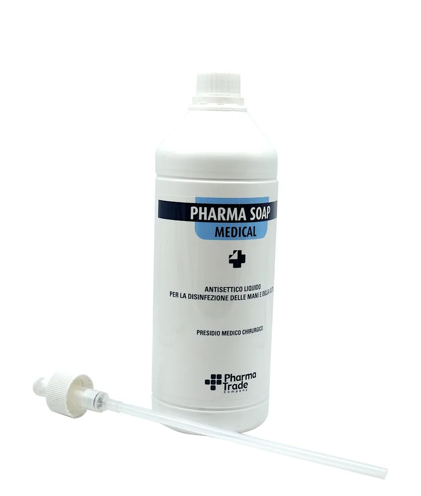12 Saponi liquidi battericida, 1 litro - contiene glicerina