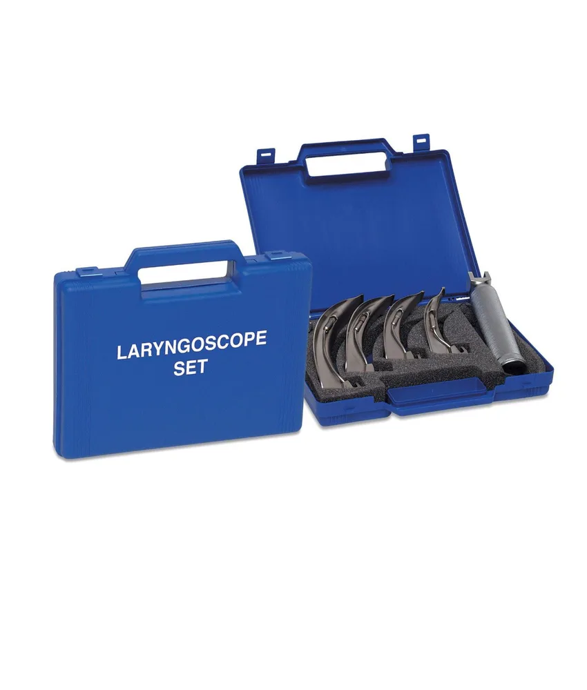 Set laringoscopio a luce convenzionale, per adulti