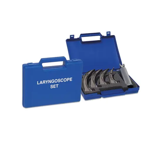 Set laringoscopio a luce convenzionale