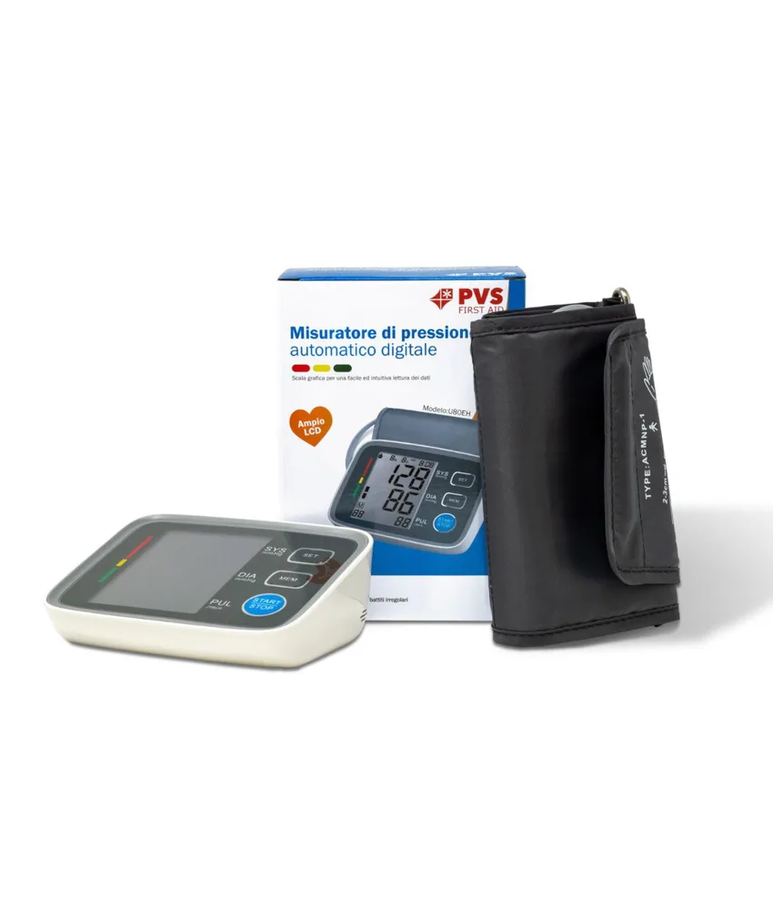 Sfigmomanometro, per la misurazione della pressione sanguigna - con LCD display