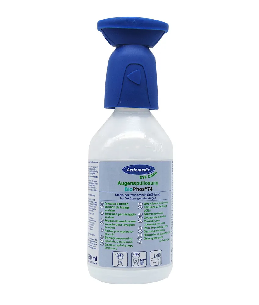 Soluzione sterile a PH neutro, per il lavaggio oculare d'emergenza - 250 ml