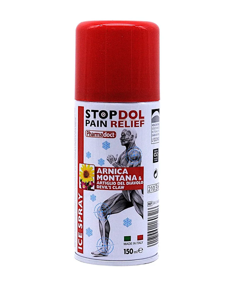 Spray refrigerante all'arnica, 150 ml - protegge le zone del corpo colpite da dolori muscolari