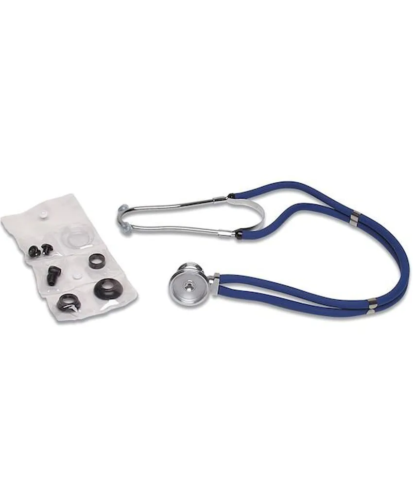 Stetofonendoscopio, tipo rappaport - testa in metallo