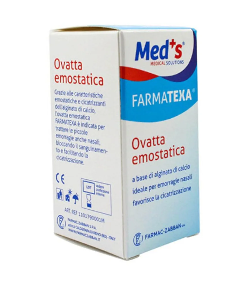 Tamponi emostatici, 3 × 8 × 11 cm - non utilizzare in caso di allergia agli alginati