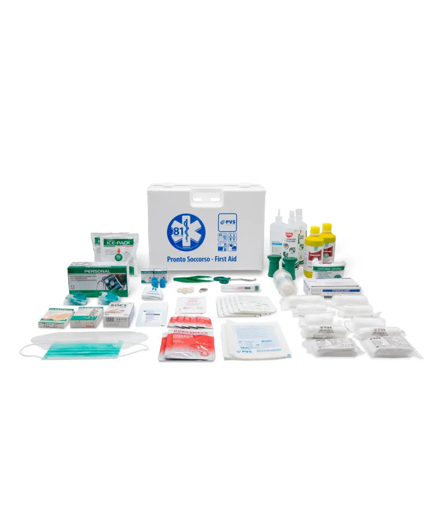 Valigetta pronto soccorso MULTISAN, contenuto allegato 1 - in ABS