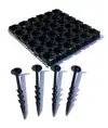 Pavimento anti trauma alveolare in caucciù
cm.100x150,