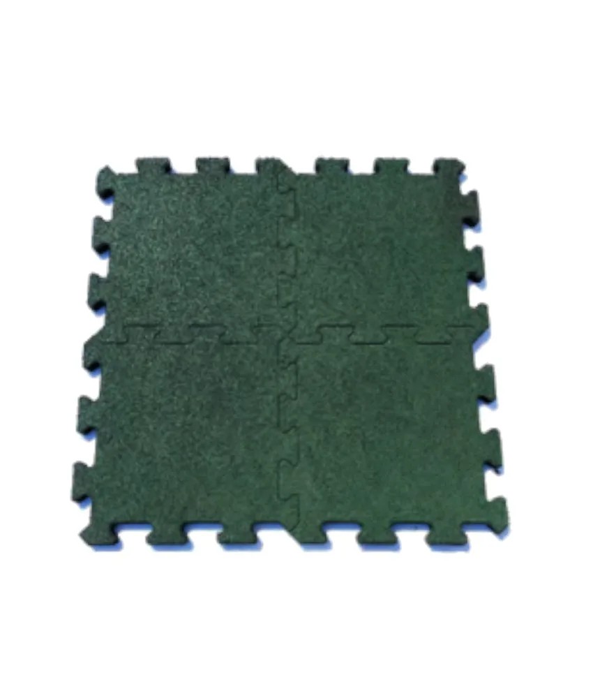Pavimento antitrauma a puzzle, in gomma SBR - spessore 4,5 cm - altezza caduta 1,47 m