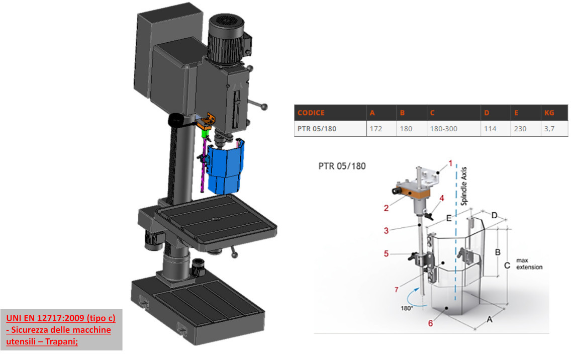 disegno tecnico PTR05