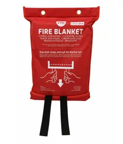Coperta antifiamma in fibra di vetro