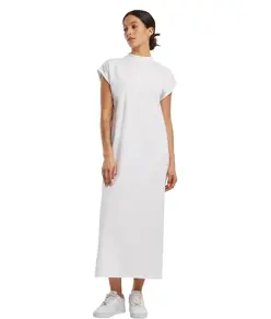 Abito lungo donna con spalla scesa Build Your Brand