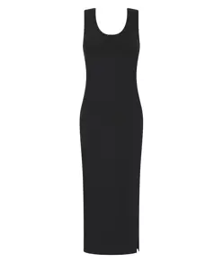 Abito midi donna con taglio all'americana SF