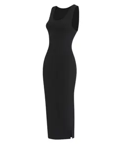 Abito midi donna con taglio all'americana SF