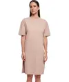 Abito t-shirt oversize con spacco biologico donna Build Your Brand