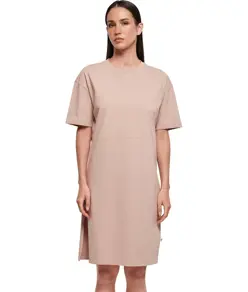 Abito t-shirt oversize con spacco biologico donna Build Your Brand