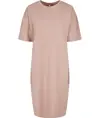 Abito t-shirt oversize con spacco biologico donna Build Your Brand