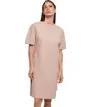 Abito t-shirt oversize con spacco biologico donna Build Your Brand