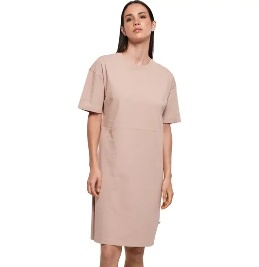 Abito t-shirt oversize con spacco biologico donna Build Your Brand