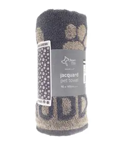 Asciugamano grande in spugna jacquard per cani Home & Living