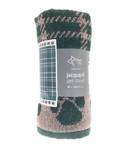 Asciugamano grande in spugna jacquard per cani Home & Living
