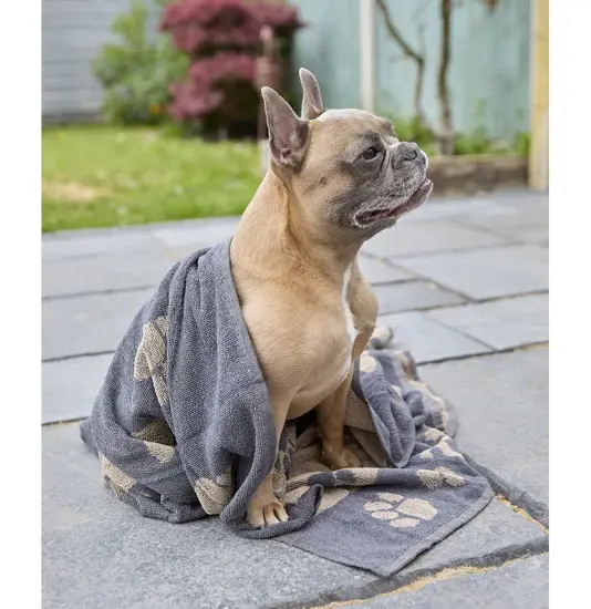 Asciugamano grande in spugna jacquard per cani Home & Living