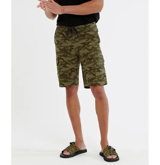 Bermuda cargo multiuso mimetici uomo Wombat