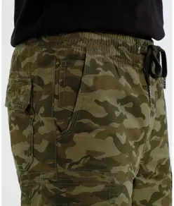 Bermuda cargo multiuso mimetici uomo Wombat