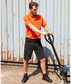 Bermuda chino slim super-stretch Result Workguard