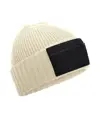 Berretto con patch con cerniera Beechfield