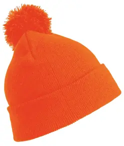 Berretto con pompon junior Result Winter Essentials