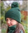 Berretto con pompon junior Result Winter Essentials