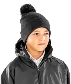 Berretto con pompon junior Result Winter Essentials